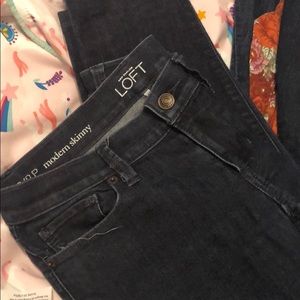 Size 2P Ann Taylor Loft modern skinny jeans